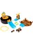Monster Trucks Akrobasi Tekerleği Oyun Seti, 2 Adet Hot Wheels 1:64 Ölçekli Araba, Fırlatıcılı Arena, 1 Adet Monster Truck Içerir, 4-8 Yaş GVK48 1