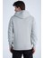 The Rule Erkek Ice Gri Kapüşonlu Fermuarlı Içi Yumuşak Tüylü Basic Sweatshirt RF0308 5