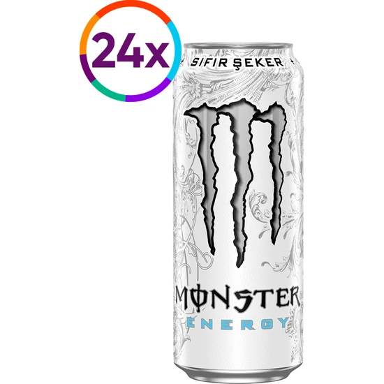 Monster Ultra Enerji Içeceği Kutu 500 ml x 24 Adet