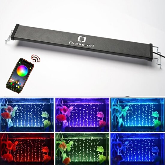 Orion Led Bluetooth Telefon Kontrollü Rgb Akvaryum LED Aydınlatma 20 Serisi - 30 cm