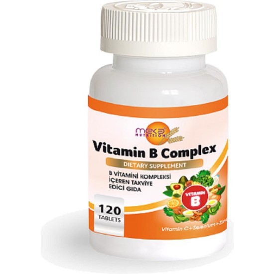 Meka Nutrition B Complex Vitamin C + Selenium + Zinc 120 Fiyatı
