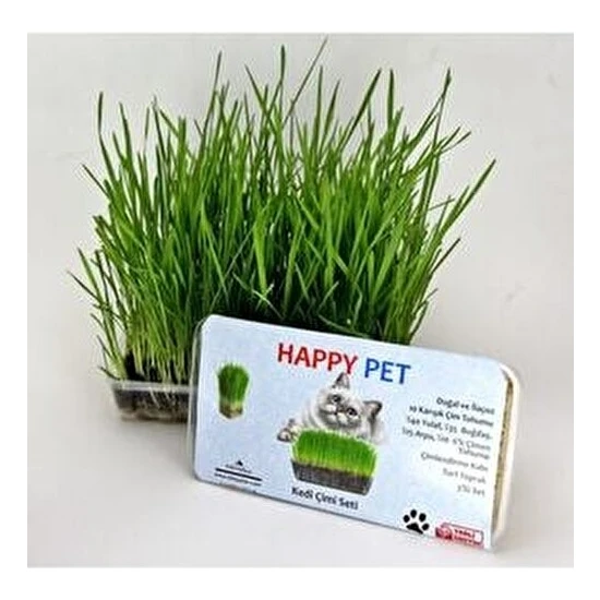 Happy Pet Hamster Çim Seti 100GR Tahıl Karışımı Ek Vitamin Mineral