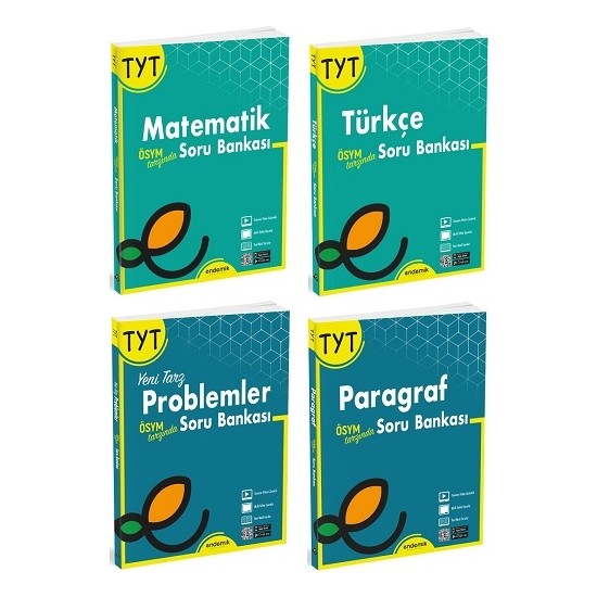 Endemik Yayınları TYT Matematik Türkçe Problemler Paragraf Kitabı