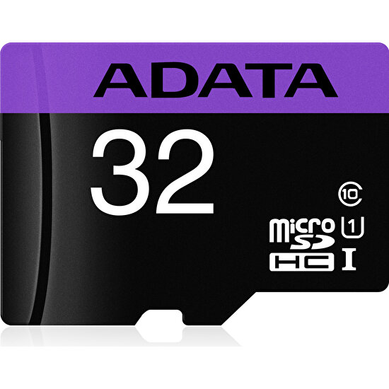 Adata Premier 32GB 80MB/s microSDHC UHS-I Class10 Hafıza Kartı + Adaptör AUSDH32GUICL10-RA1