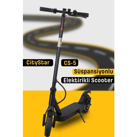 Citystar Süspansiyonlu Güçlü Motor Elektrikli Scooter
