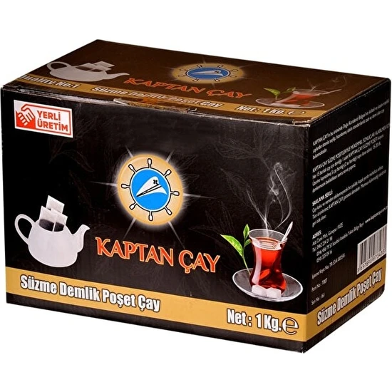 Kaptan Çay Demlik Poşet 1000 gr