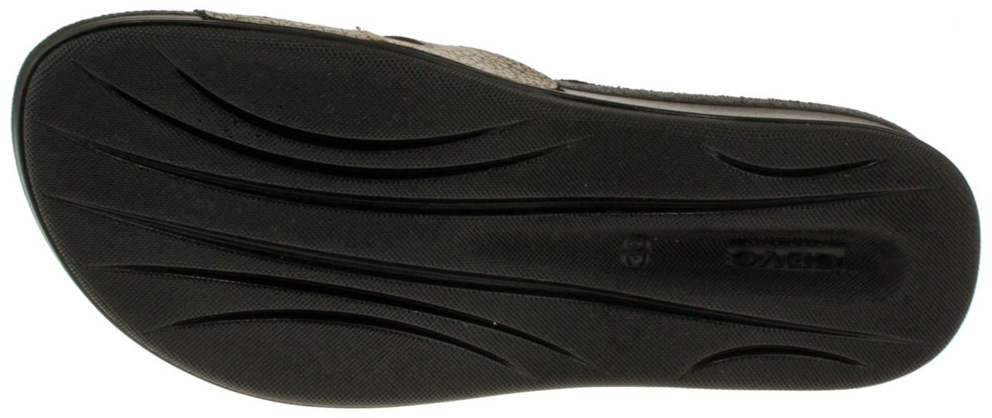 Ceyo 9942-1 Gecme Bant Altın Kadın Terlik görsel 6