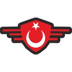 Sticker Usta Türk Bayrağı Arma