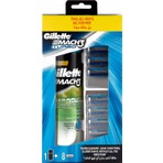 Gillette Mach3 Turbo Yedek Tıraş Bıçağı 8'Li (200 Ml Tıraş Jeli Hediyeli!)