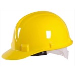 Baret Sarı Ergonomik Tasarıma Sahip Yüksek Koruma Özellikli İş Güvenliği Malzemesi