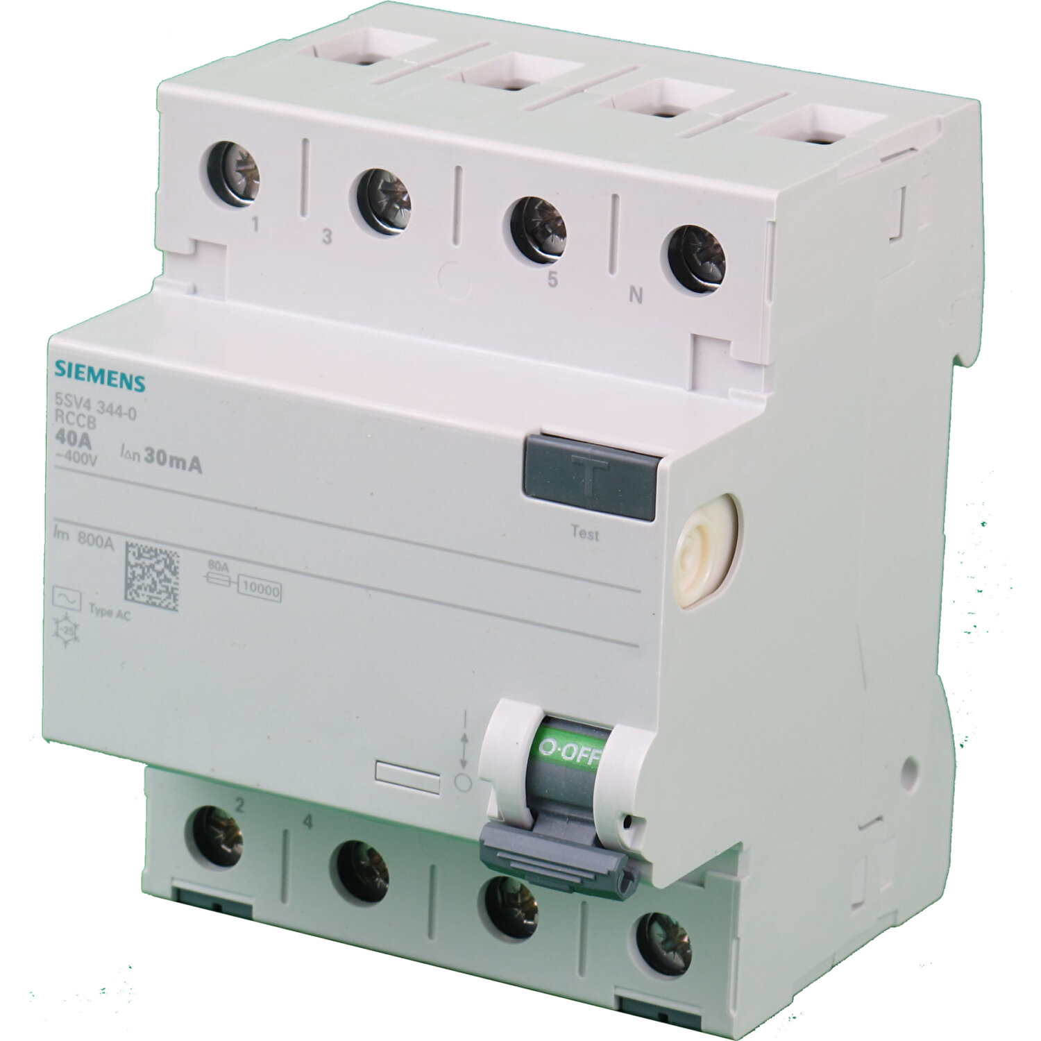 Siemens 5Sv4344-0 40A 30Ma 400V (3 Faz + Nötr) Kaçak Akım Fiyatı