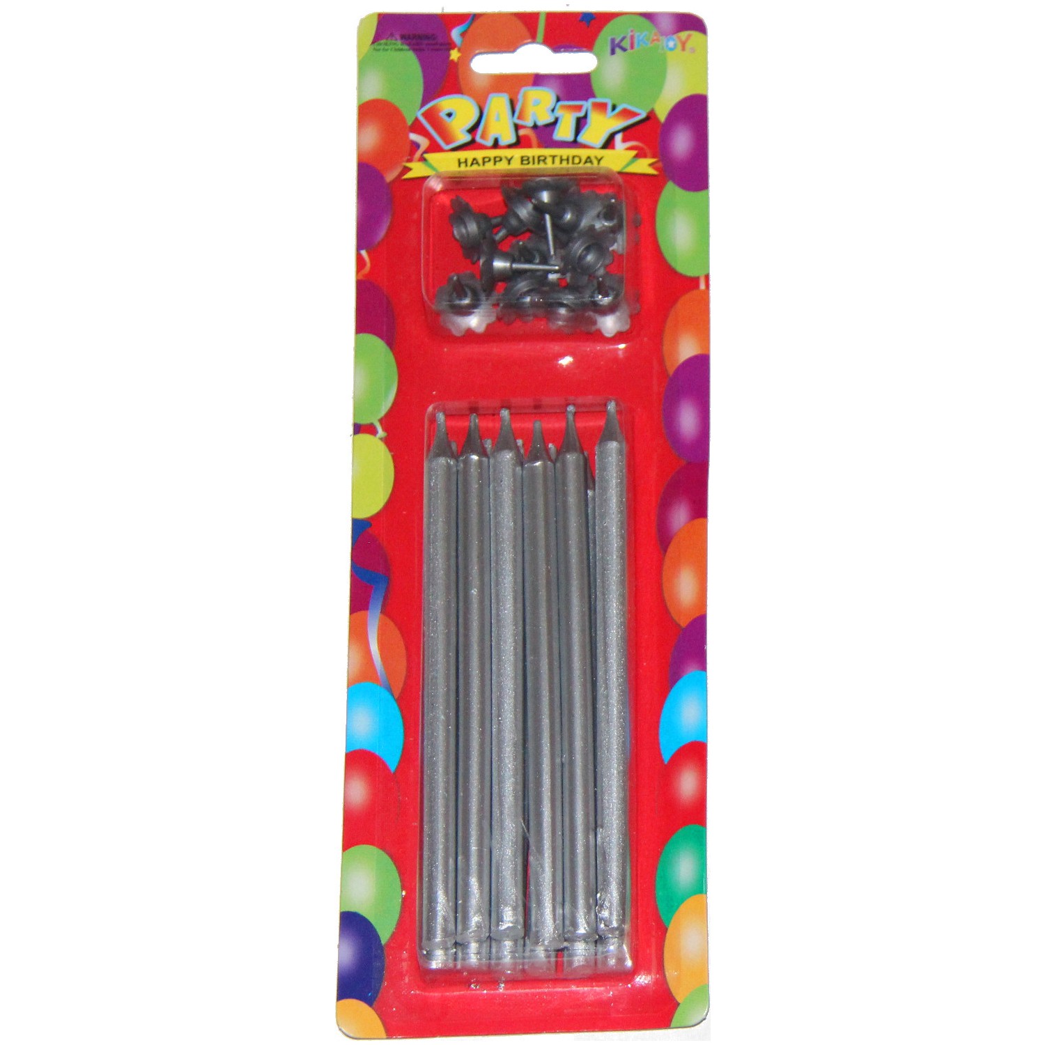 Elitparti Gümüş Uzun Pasta Mumu (12 Cm) Fiyatı Taksit Seçenekleri