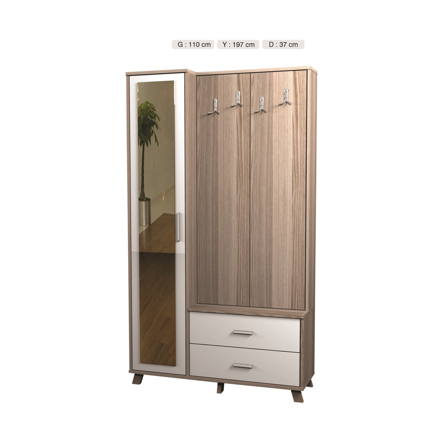 Sembol Mobilya Portmanto Ayakkabılık Serra Fiyatı Sembol Mobilya Portmanto Ayakkabılık Serra Fiyatı