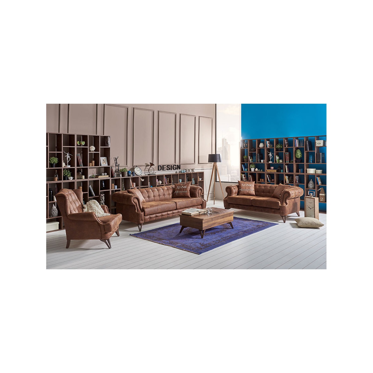 Vivense Sline Altın Koltuk Takımı Klasik Fiyatı