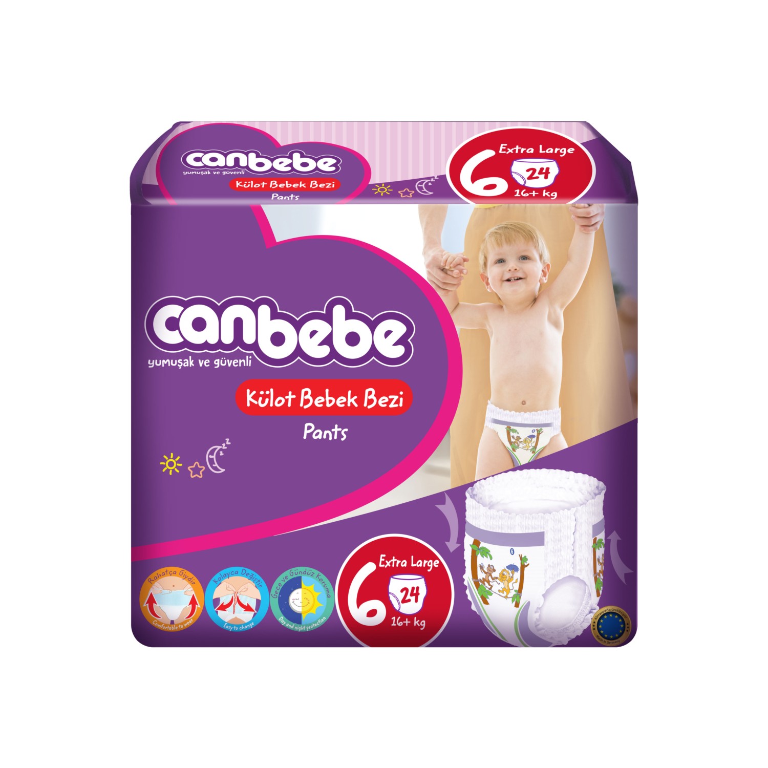 Canbebe Külotlu Bebek Bezi 6 Numara Extra Large 24 Adet Fiyatı