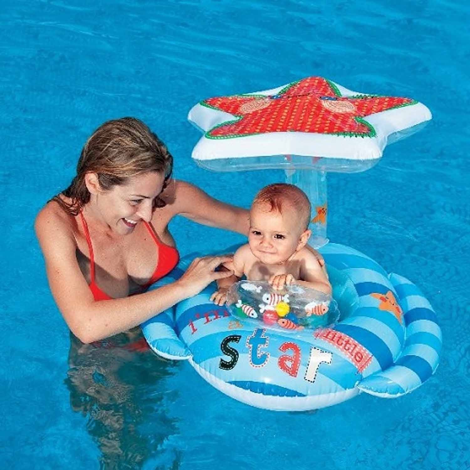 Intex Lil Star Baby Float Gölgelikli Yıldız Şekilli Bebek Intex Lil Star Baby Float Gölgelikli Yıldız Şekilli Bebek