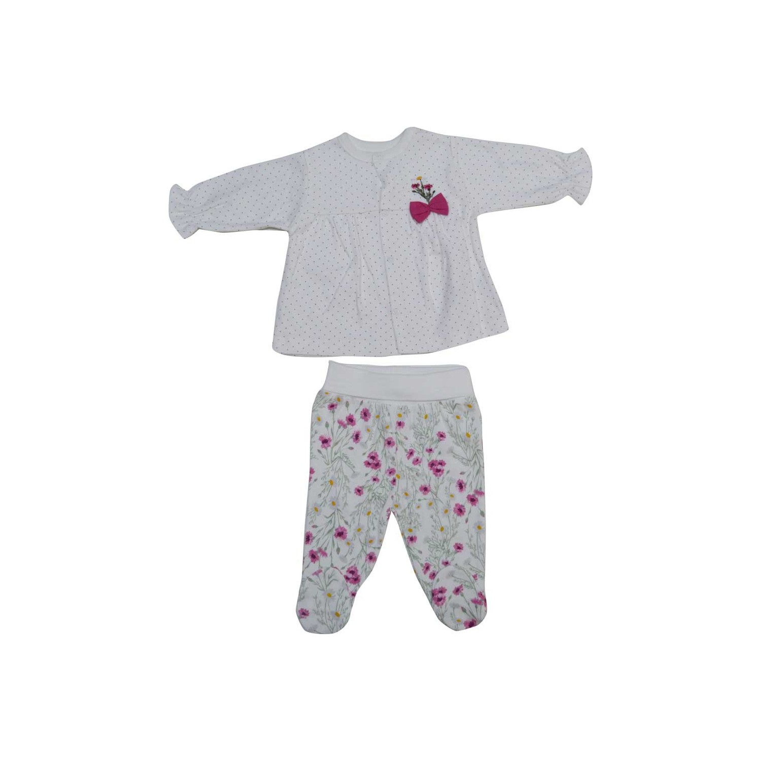 Bebetto F835 Carnation Penye Mini Bebek Pijama Takımı Fiyatı