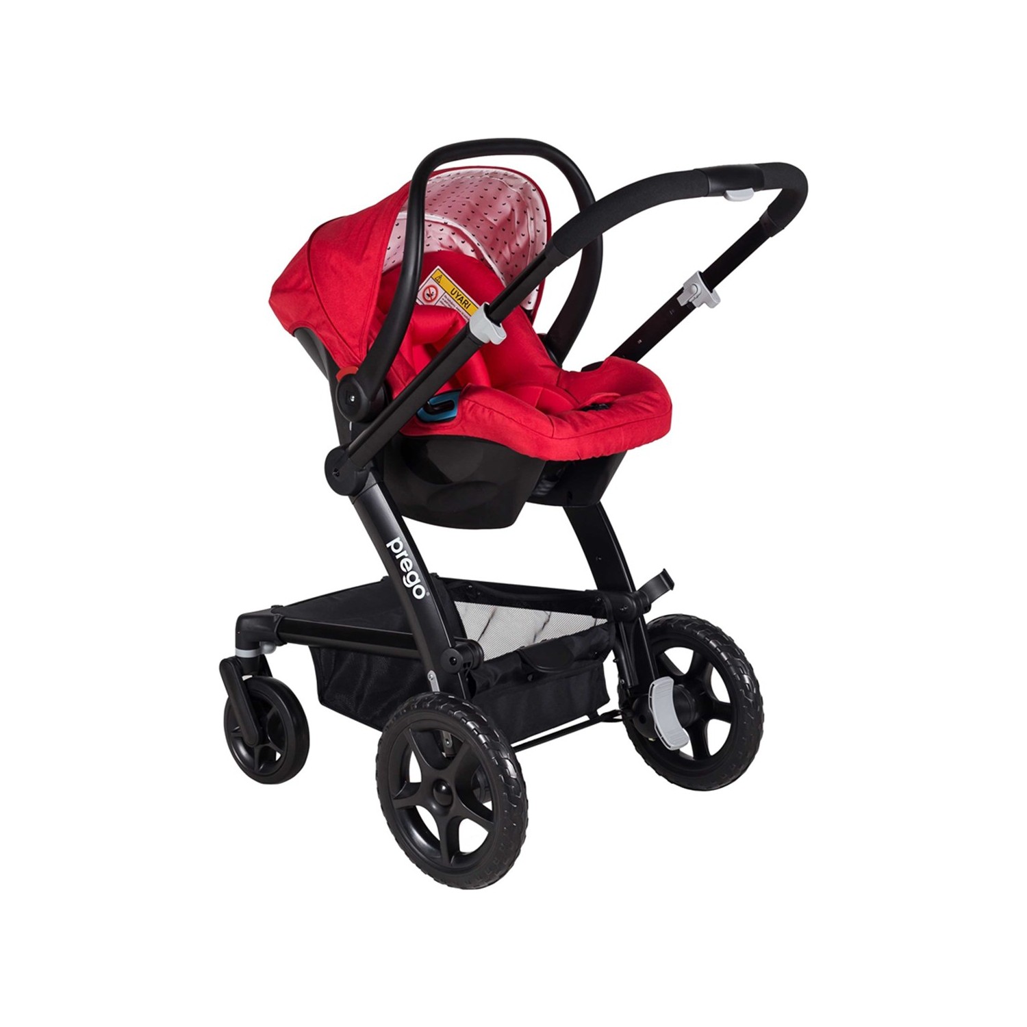 Prego 2075 Viola Travel Sistem Bebek Arabası Kırmızı Fiyatı