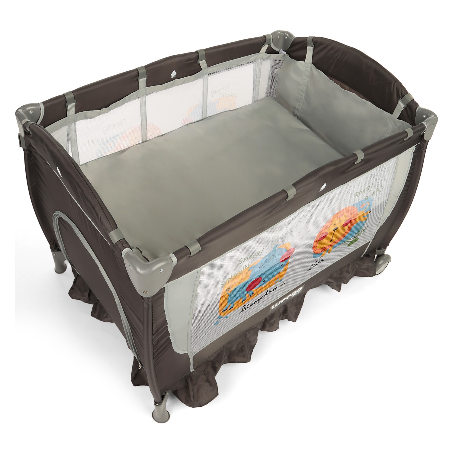 Weego Ara Katlı Park Yatak Beşik Gri Fiyatı Taksit