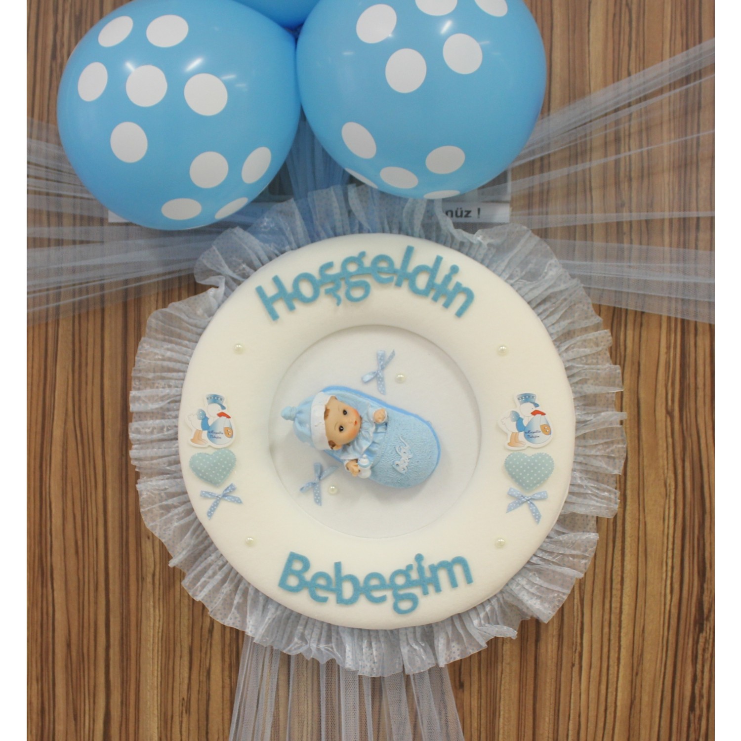 Umut Çiçek Evi Büyük Biblo Erkek Bebek Kapı Süsü Fiyatı