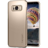 Spigen Galaxy S8 Kılıf Thin Fit Black (SF coated) - 565CS21624