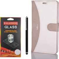 Gpack Casper Via A1 Kılıf Standlı MMC Deri Cüzdan +Kalem +Cam