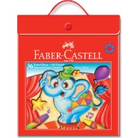 Faber-Castell Bls. Plastik Çantalı Tutuculu Pastel Boya, 36 Renk