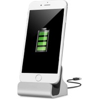 Ally Akıllıphone Apple iPhone 5S,6,6S,7, 7 Plus 2İn1 Standlı Usb Dock