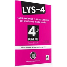 Delta Kültür Yayınevi Delta Lys-4 Coğrafya-2-Felsefe Grubu-Din Kültürü Ve Ahlak Bilgisi 4 Lü Deneme