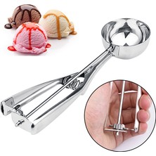 Menba Metal Paslanmaz Dondurma Kepçesi - Ice Cream Scoop