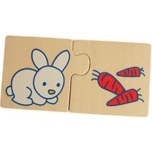 Toptoys Ahşap Puzzle Bağlantı Kurma - 1