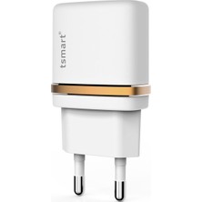 T&Smart Micro Usb Şarj Kablolu T&Smart Mini Seyahat Şarjı