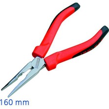 İzeltaş Uzun Kargaburun Düz Uçlu Ergonomik 160 Mm