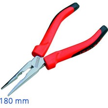 İzeltaş Uzun Kargaburun Düz Uçlu Ergonomik 180 Mm