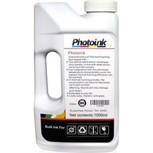 Photoink Lexmark Yazıcılar İçin Uyumlu 1000 Ml Siyah Mürekkep