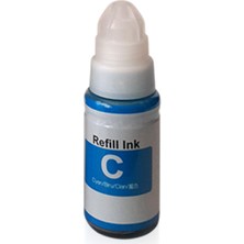 Photoink 5 Yada 6 Kartuşlu Canon Uyumlu 100 Ml 526C Mavi Mürekkep