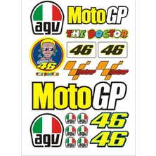 Stickermarket Moto GP Sticker Seti