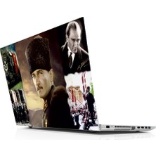 Sticker Master Atatürk Laptop Sticker Oto Motor Pc Etiket