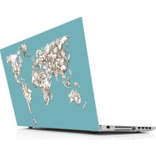 Sticker Master World Of Animals Laptop Sticker Oto Motor Pc Etiket