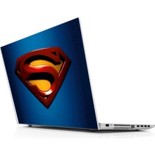 Sticker Master Superman Logo 3D Laptop Sticker Oto Motor Pc Etiket