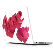 Sticker Master Love 3D Laptop Sticker Oto Motor Pc Etiket