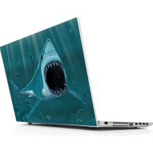 Sticker Master Köpek Balığı Laptop Sticker Oto Motor Pc Etiket