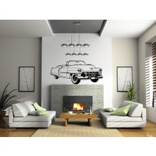 Sticker Master Vintage Open Roof Car Duvar Sticker Oto Motor Pc Etiket