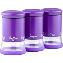 Biev Mor 3Lü Kavanoz Seti 1100ml