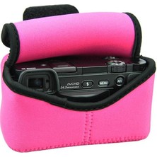 JJC OC-S1 Neoprene Mirrorless Makina Kılıfı (Magenta)