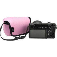 JJC OC-S1 Neoprene Mirrorless Makina Kılıfı (Pembe)