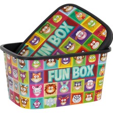 A'Favor Oyuncak Kutusu Saklama Kutusu Seti 3'Li, Oyuncak Saklam Kutusu Funbox