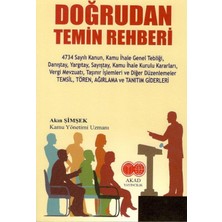 Akad Yayıncılık Doğrudan Temin Yöntemi