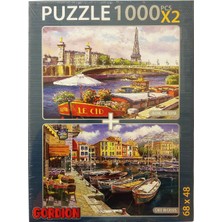 Gordion Games Cafe In Classis - Along The Seine 2 x 1000 Puzzle