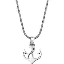 Takıhan Denizci Çapası Gümüş Kolye Th959